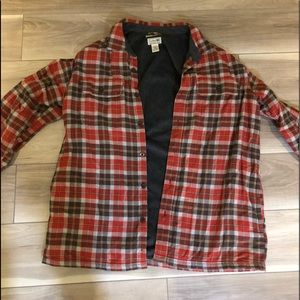 L.L Bean Men's Fleece-Lined Flannel Shirt, Traditional Fit